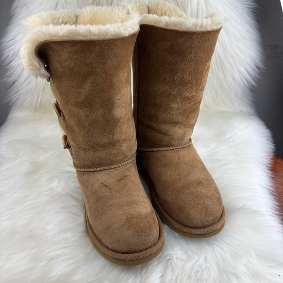 UGG Chestnut Suede Tall Winter Boots - Picture 1 of 11